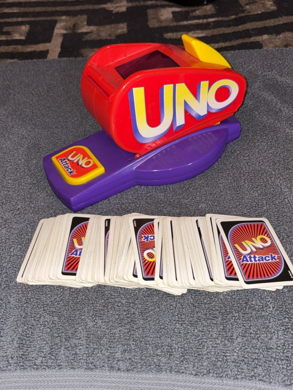 Attack! Electronic Card Shooter - Red, Purple & Yellow